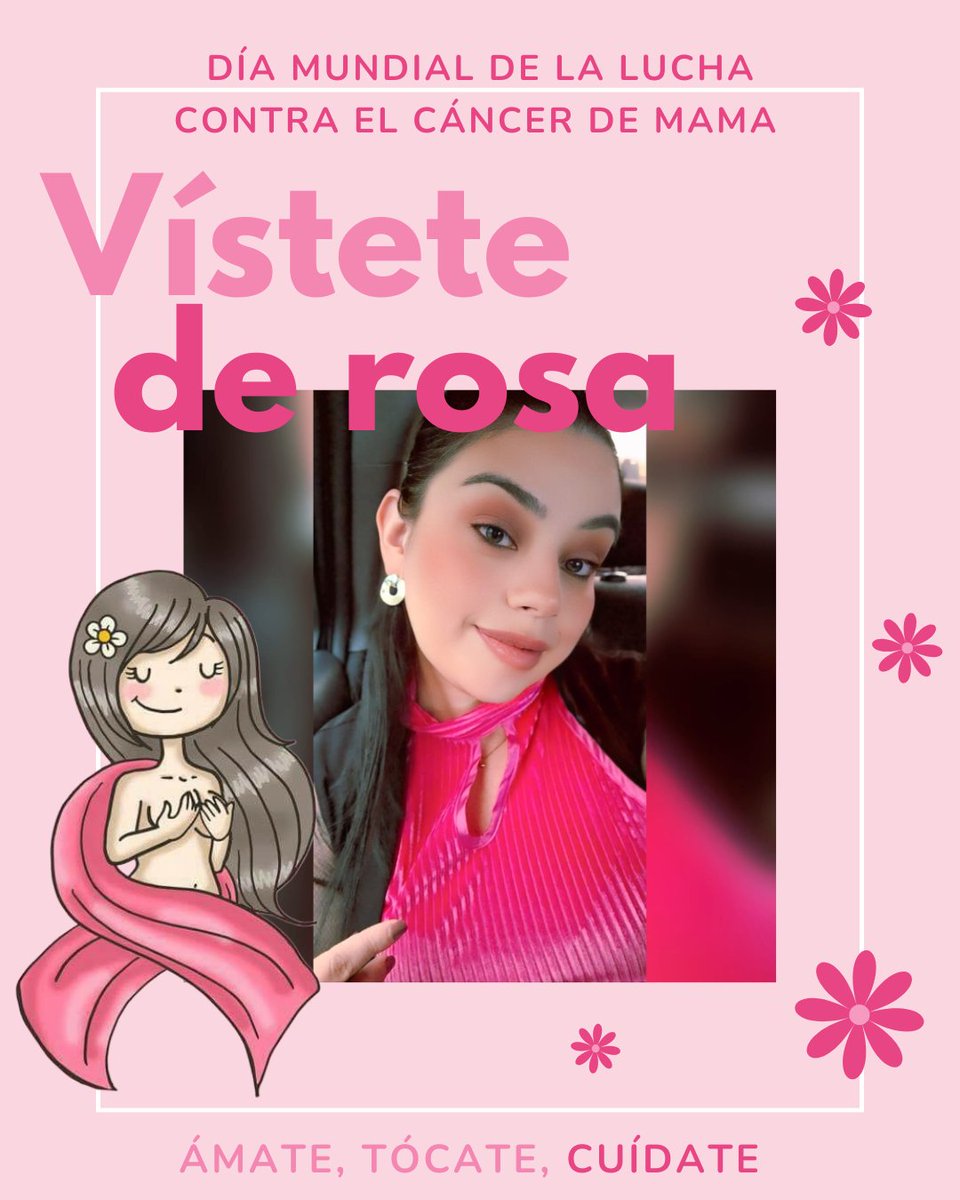 FuerzaSanzGuate's tweet photo. En el Día mundial de la lucha contra el Cáncer de Mama nos vestimos de rosa 💕

🌸 El primer paso en esta lucha es prevenir
🌸 La detección temprana es la mejor herramienta para combatir el cáncer de mama

¡Áᴍᴀᴛᴇ ᴛᴏ́ᴄᴀᴛᴇ ᴄᴜɪ́ᴅᴀᴛᴇ!

#DíaMundialDelCáncerDeMama https://t.co/yPCOaULAgQ
