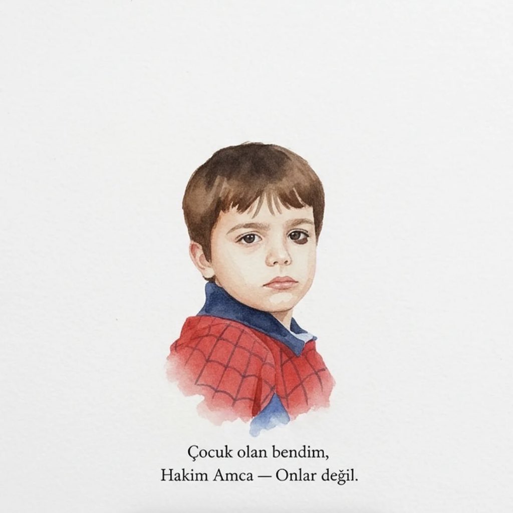 Bıçak sallayacak kadar büyükse, ceza almayacak  kadar küçük değildir! 
#MattiaAhmetMinguzzi