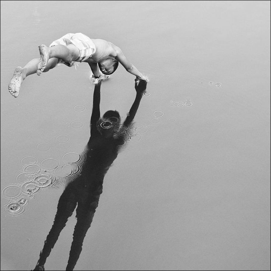 eyeonaxis's tweet image. Dive in, 1935  |  André Kertész