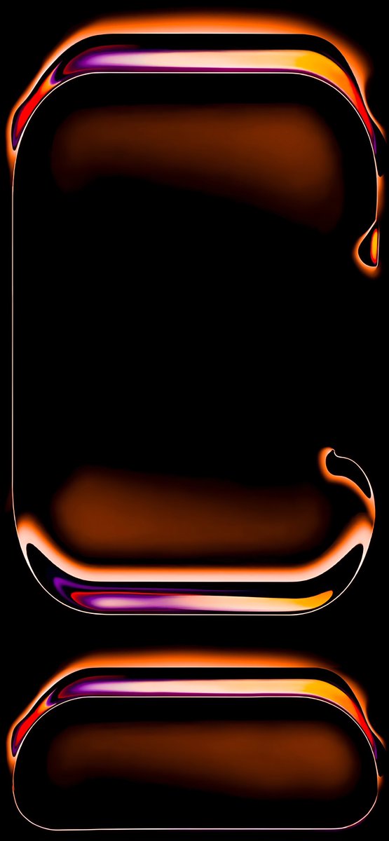 DripWallpaper's tweet image. Molten reflections Burnt Orange Glow.