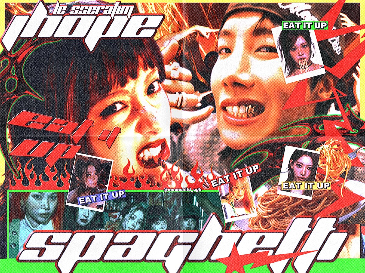 moonchild_ugh's tweet image. SPAGHETTI feat. JHOPE 🍝💥