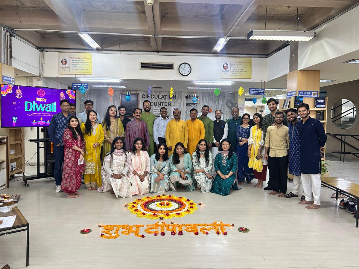 cliitd's tweet image. Diwali Celebrations at Central Library @iitdelhi