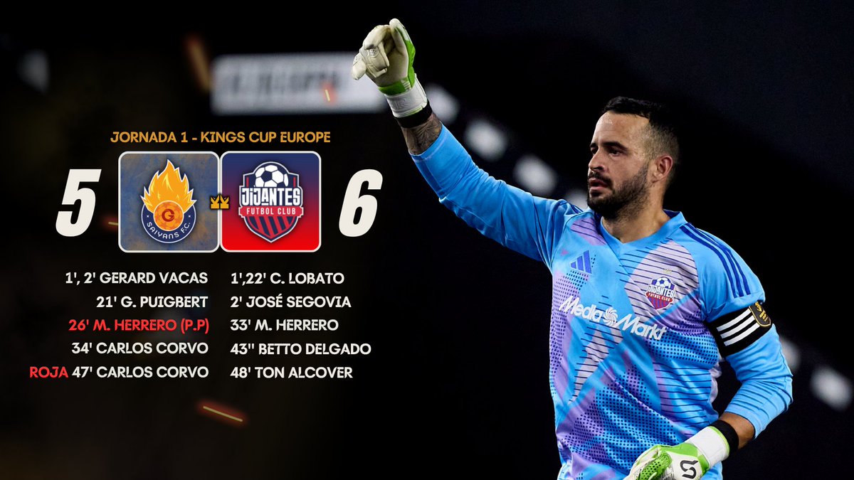 ¿El partido de Segovia? Qué locura

🔴 Otra remontada en el desescalado después de un partidazo. Qué bien juega <a href="/JijantesFC/">Jijantes FC</a>, molan mucho los fichajes nuevos.  

🟠 Me ha sorprendido mucho <a href="/Saiyans_FC_/">Saiyans FC 🧡💙</a> , Gerard Puigbert es un jugón y menudo nivel de Vacas.