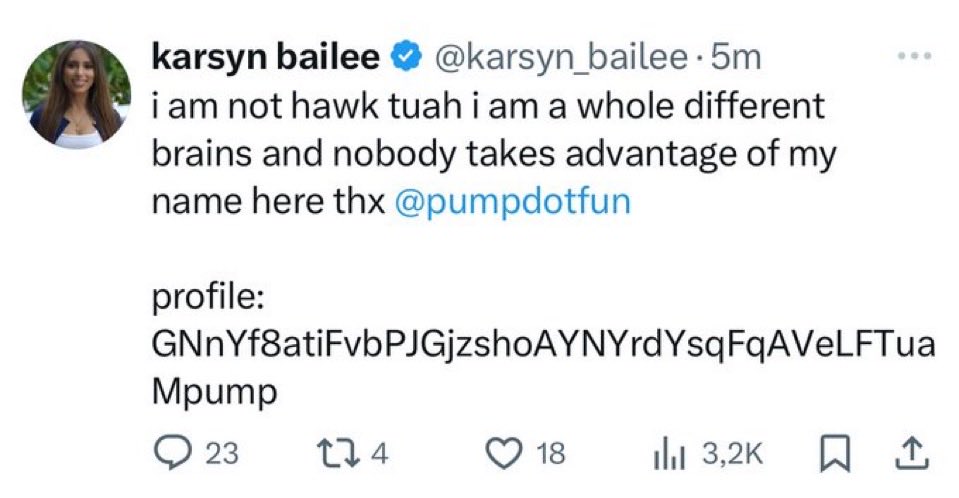 Nick O’Neil hired a model to be he is girlfriend for a X post.

It got over 24 million views and a lot of backlash.

The model claimed she didn’t know she would be posted online.

She then launched a Pumpfun coin before shortly deleting the post after.

Whose fault is it?🤔