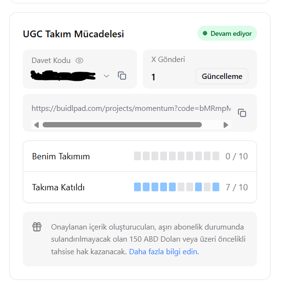 DovsiX's tweet photo. You can increase your chances by entering a code in the team challenge section of the Buidlpad registration page.

You have the right to submit five Twitter posts until October 22nd.

If you are selected, you will receive a $150 guaranteed allocation from @MMTFinance  
Don't forget to tag 
@MMTFinance 
and 
@buidlpad 
in your posts.

You can increase your chances by joining teams. 3eOIPQdHk9  3HpbcBrPT5  GhNnKV4Ibm  V5RL8FMUeE eGCrZ7tVrq   dSVJhzQlll   NpFhxun5Wu   R2XyYzTe84 C3sBzHrIT5  3eOIPQdHk9