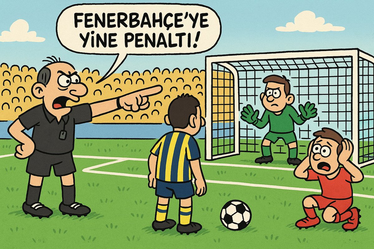 Hakemler Fenerbahçe'ye penaltı vermek için yarışıyor... #FBvKG