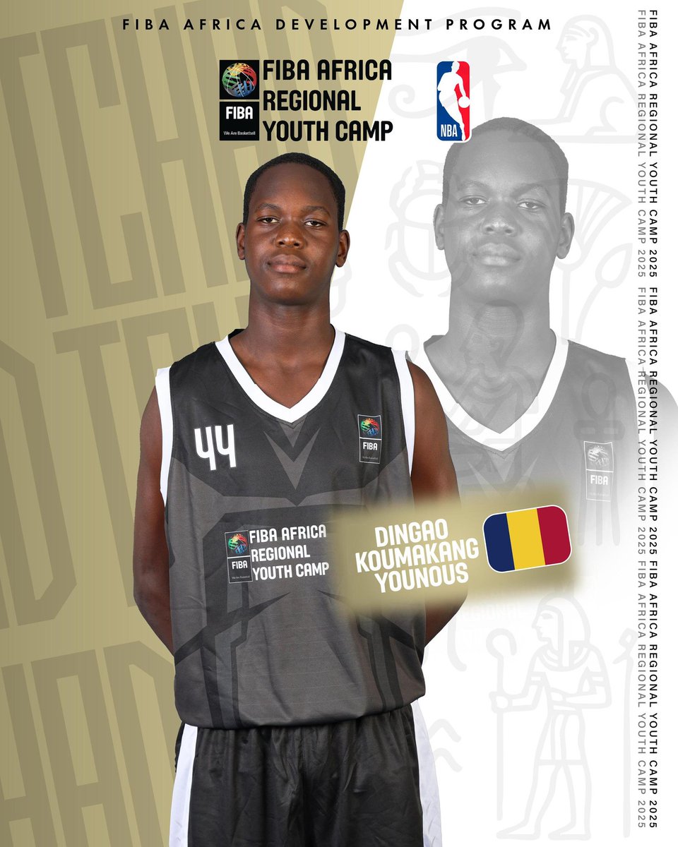 dreamsIsReal_Td's tweet photo. 𝘿𝘾𝙏 𝙁𝙄𝘽𝘼 𝘼𝙁𝙍𝙄𝙌𝙐𝙀  
Aux côtés de l’élite africaine du basketball U16, notre pensionnaire Younous porte haut les couleurs du Tchad et représente fièrement le tricolore 🇹🇩.  
Une présence qui honore DCT et inspire toute . 🏀✨
#DreamIsReal #Basketball #tchad https://t.co/pWijQ1EpIt