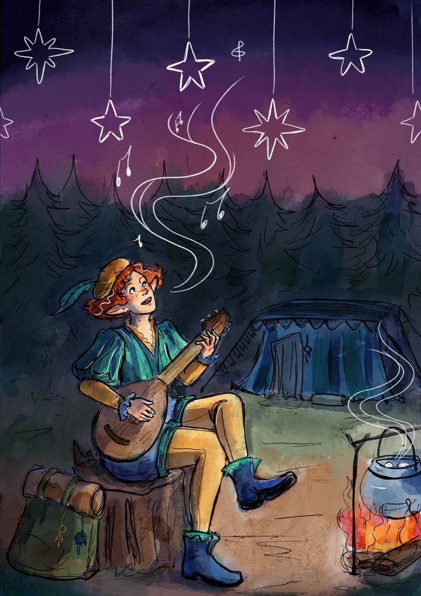 vetochkarowan's tweet image. my art for the wonderful BG3 Yearbook 🪄

you can find the whole zine here 
bg3yearbook.carrd.co