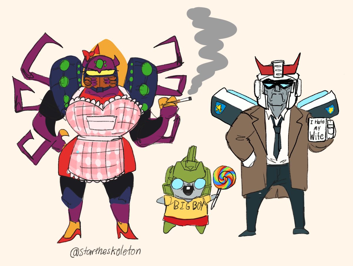Startheskeleto1's tweet image. Nuclear family unit 
#Transformers