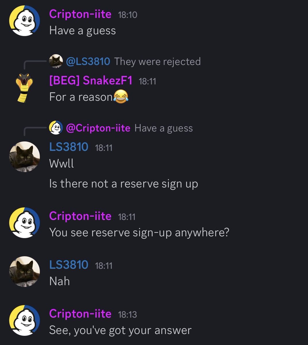 f1esports_news3's tweet image. Criptoniite vs Random Goofy

Cold by the Michelin man🧊🥶🥶

#f125 #f1esports #psgl