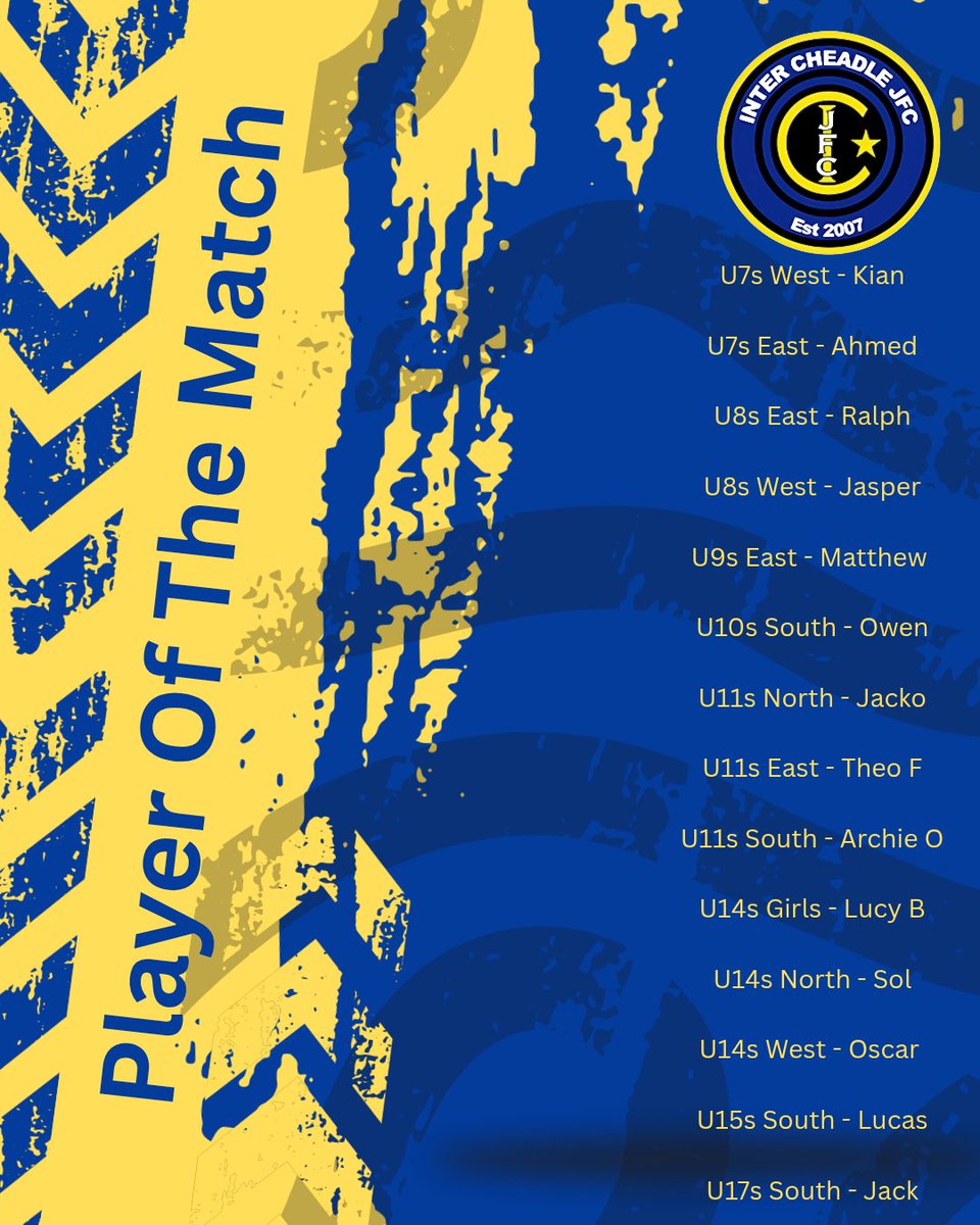 Inter Cheadle JFC tweet media