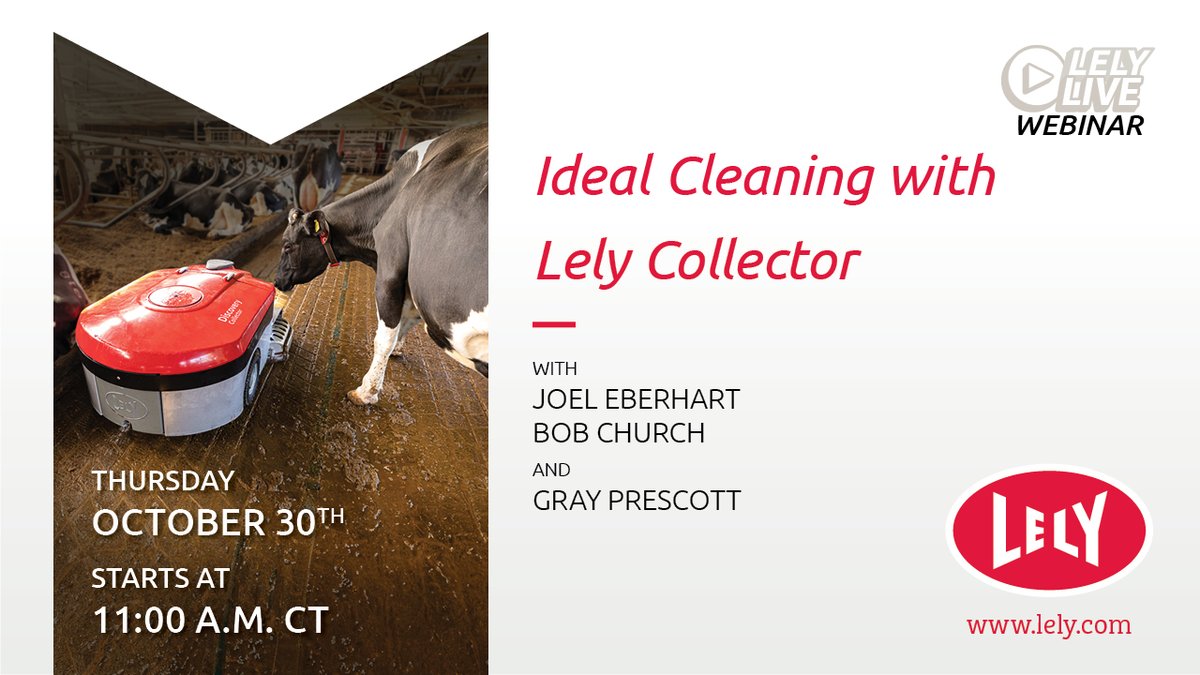 🐄✨ Strong herds are built from the ground up!

Join us for the last Lely LIVE Webinar of 2025 -- we’re having a conversation about strategies to keep your cows comfortable, productive and thriving.

Spots are filling fast. Register today: hubs.ly/Q03MCs1r0