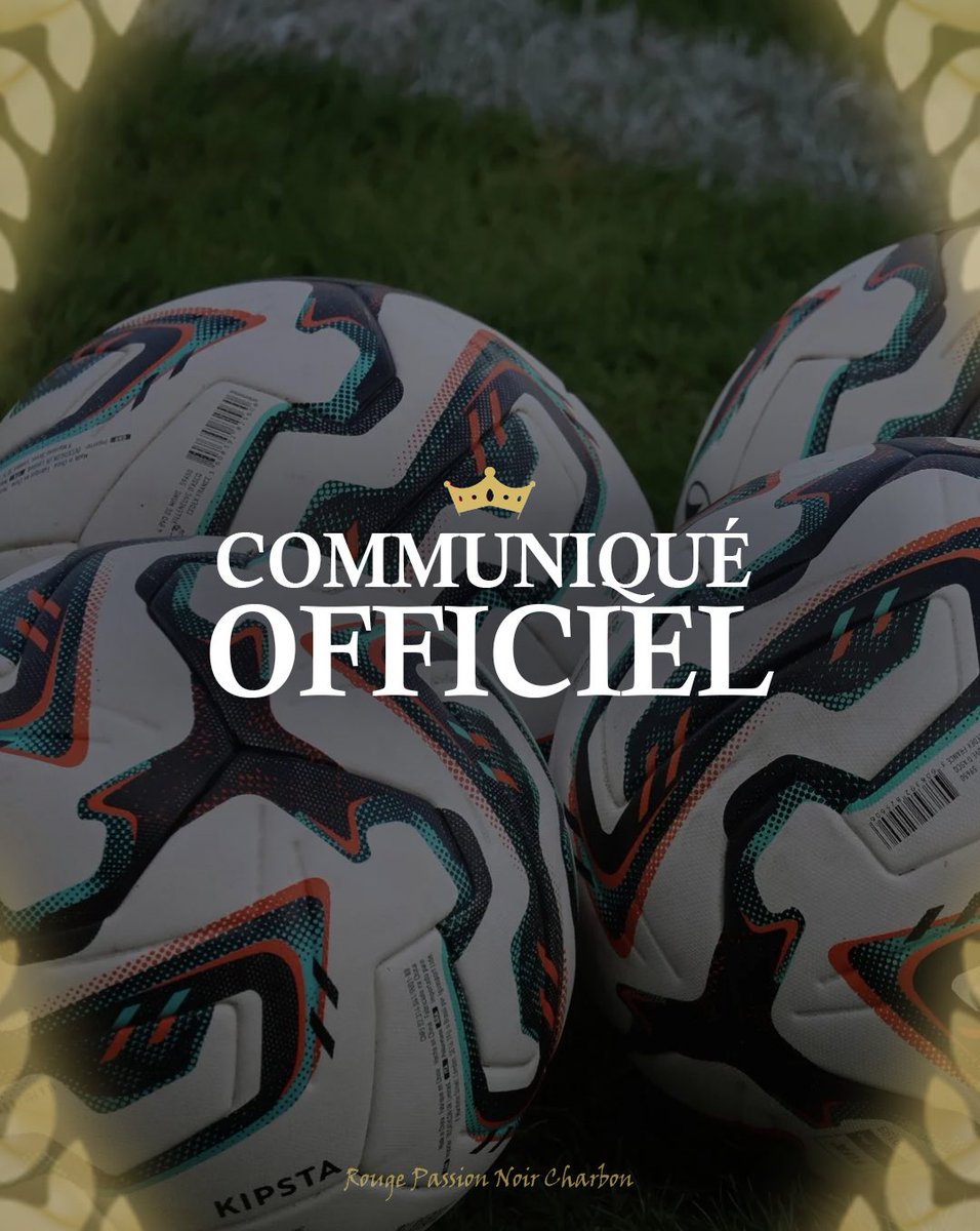 RfcSeraing167's tweet image. 🔴⚫️ 𝐂𝐎𝐌𝐌𝐔𝐍𝐈𝐐𝐔𝐄́ 𝐎𝐅𝐅𝐈𝐂𝐈𝐄𝐋.