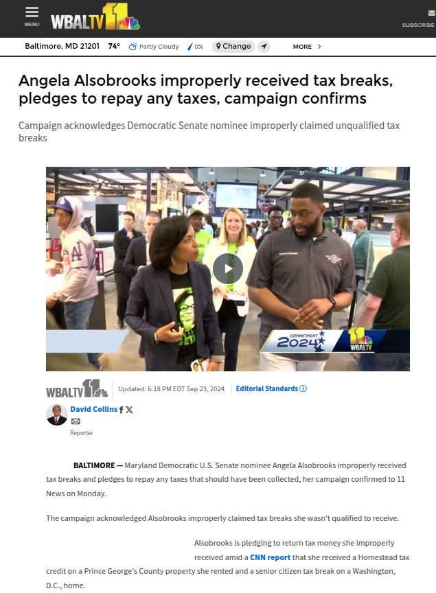 <a href="/Sen_Alsobrooks/">Senator Angela Alsobrooks</a> Have you paid your taxes yet? NO.