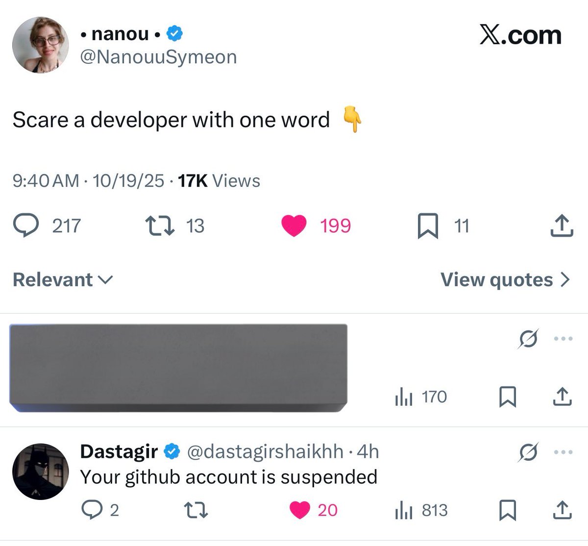 hiidev01's tweet image. As a developer what will you do if you see this?

Drop your comment below 
@hnginternship