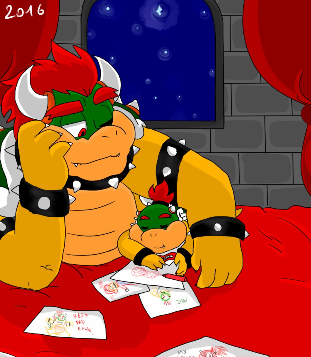 A redraw of an old drawing i made back in 2016!

Pretty proud of it!

Art is mine dont copy/repost!

#bowser #bowserjr #supermariofanart