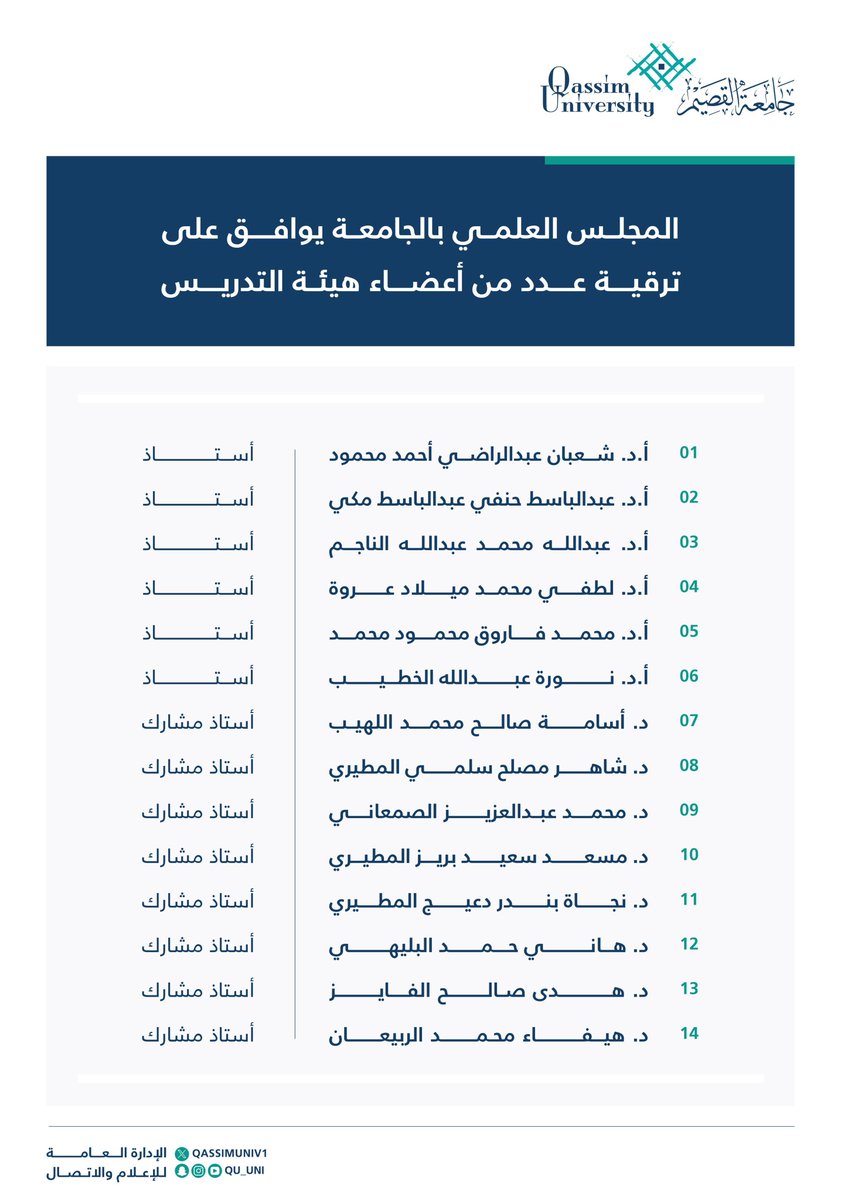 جامعة القصيم tweet media
