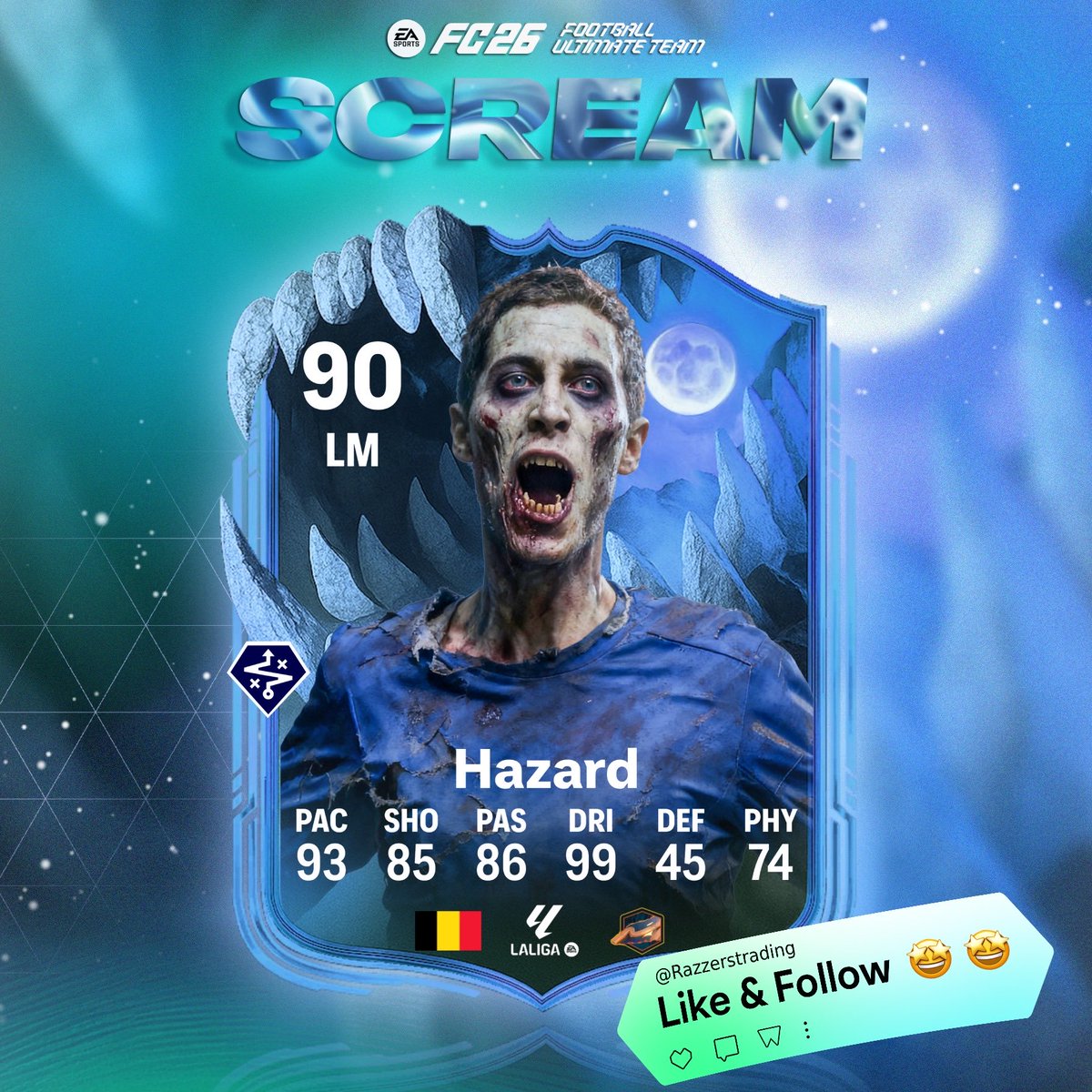 Razzerstrading's tweet image. 🎃 Ultimate Scream Hazard 🇧🇪 🧟 
Who do You Most Want to See? 🤔 
*concept*
#eafc