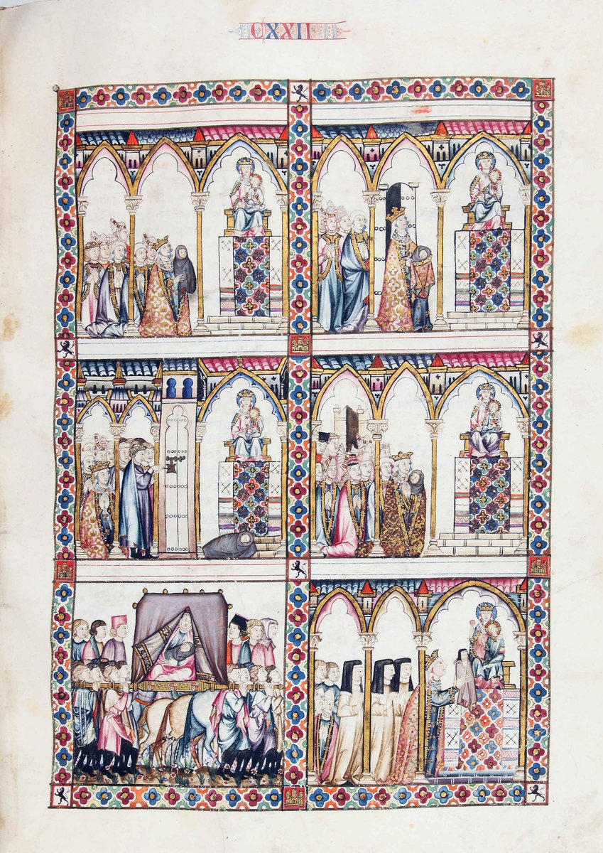 Hoy os presento la cantiga CXXII, que nos cuenta la historia de la resurrección de la infanta Berenguelita, hija del rey de Castilla y de León Fernando III y de Beatriz de Suabia, por lo tanto, nieta de la reina Berenguela la Grande y hermana de Alfonso X el Sabio...🧵