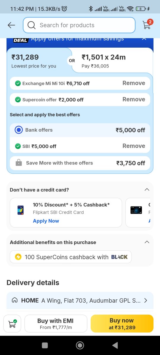 patil_d's tweet photo. #flipkartblack #FlipkartBigBillionDays #flipkartdiwalimobiledeals 
Mobile exchange amount not updated.
Discuss with customer care but complaint not registered.
Waiting for solution https://t.co/RNbsUQ7GZK