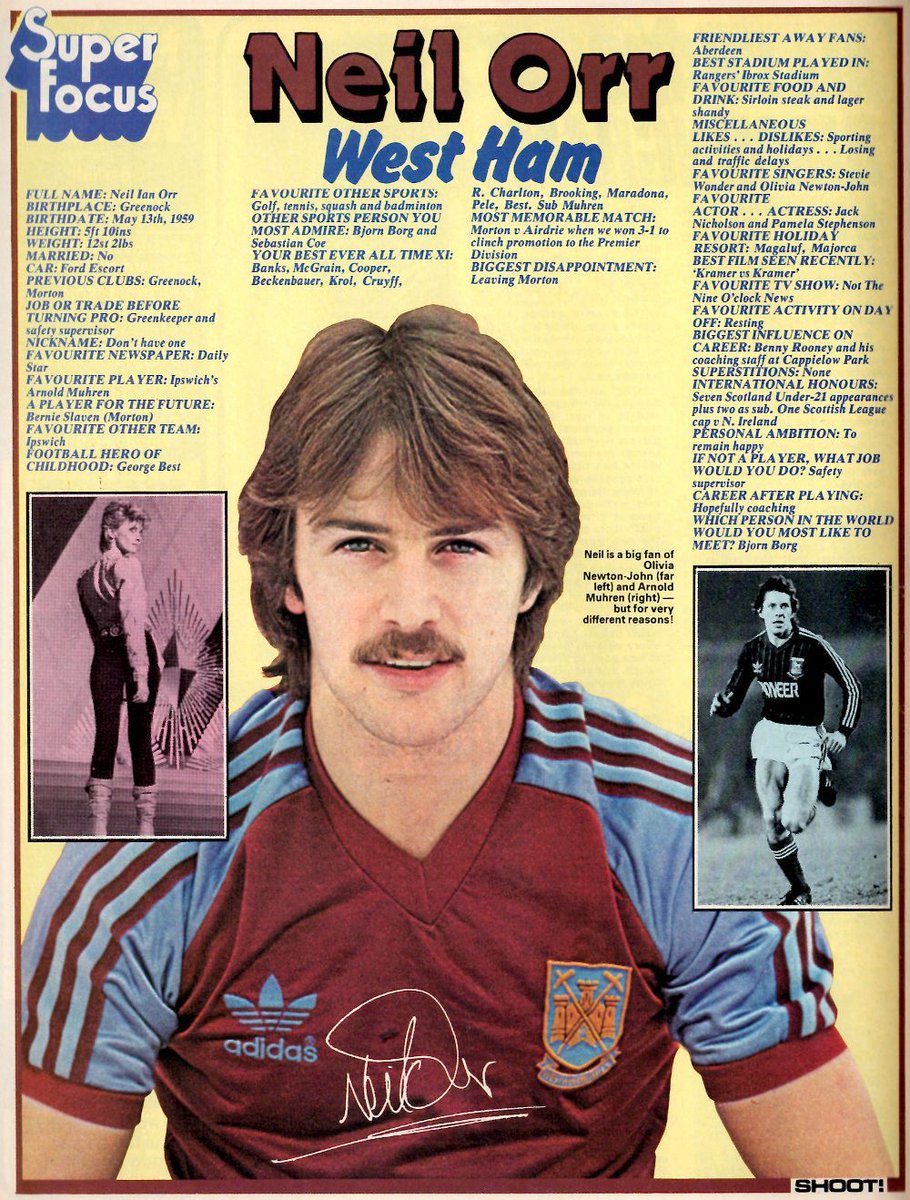robertmdaws's tweet photo. NEIL ORR @WestHam
#superfocus