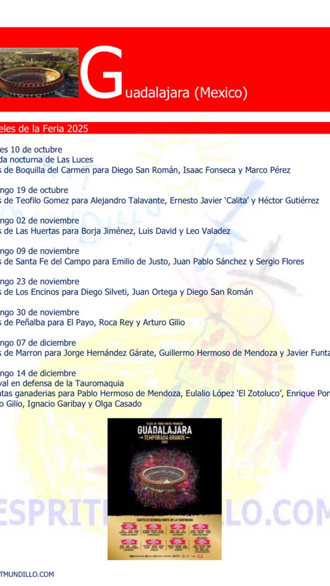 infos taurines esprit mundillo 747 en la web espritmundillo.com