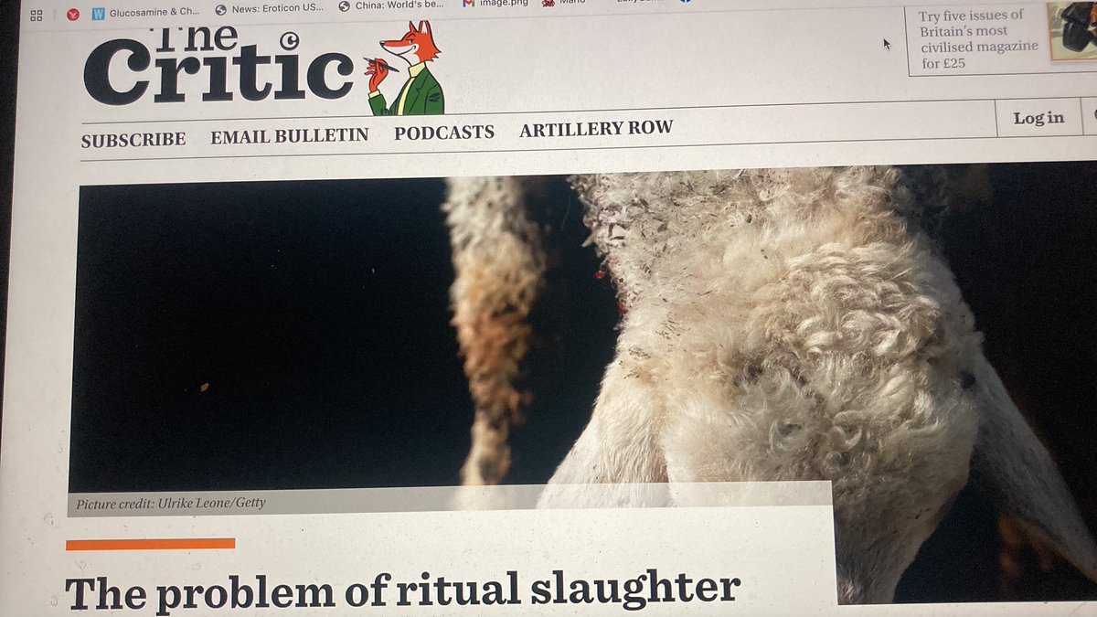 And what a problem it is - hidden in plain sight : the lies from the supermarkets , the supine politicians, the corrupted regulators and the greed - all at the animals expense - as well as the religious and political implications .

Please help us expose the lot of them with