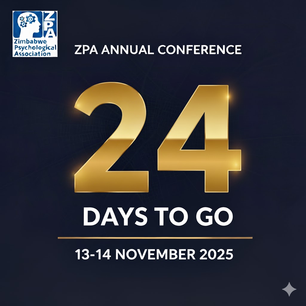 The ZPA Conference is almost here — 13–14 November — get ready to connect, learn, and inspire!
<a href="/PetrosChaka/">Charles Chaka</a> 
<a href="/sifelanii/">Sifelani Innocent</a> 
<a href="/memorynguwi/">Memory Nguwi</a> 
<a href="/tana_chikaura/">Tanatswa Amanda Chikaura | Mental Health Advocate</a> 
<a href="/ahpcz/">AHPCZ</a>