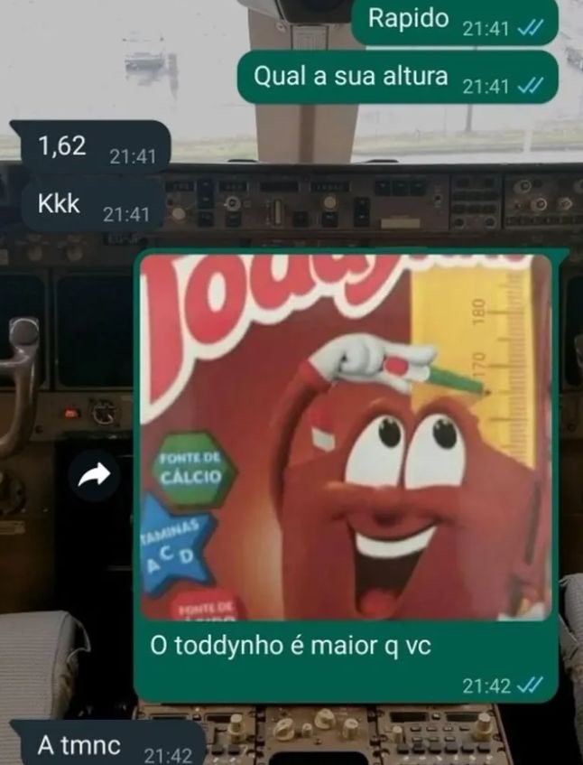 Você é maior que o Toddynho?