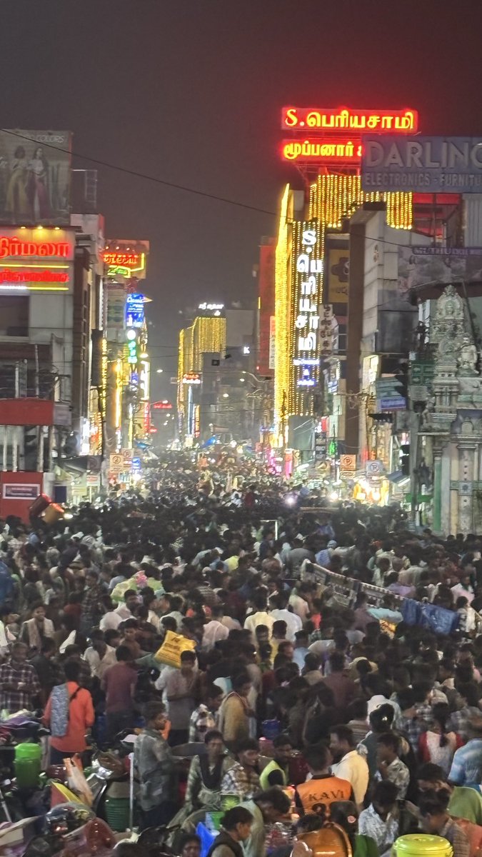 Kumbakonam Deepavali shopping at midnight 12!
