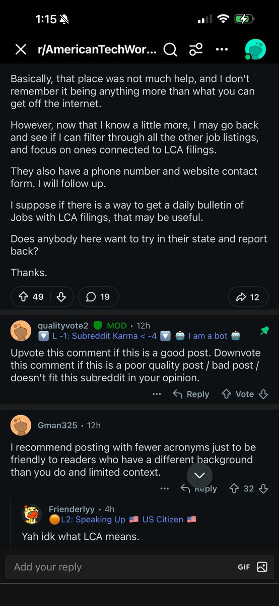 mangolassi93's tweet image. @USDOL @SecretaryLCD this is #OperationFirewall? 

A Redditor filed a report with DOL who called and said: 

To trigger an investigation by the DOL, you have to show that a job you applied for and were qualified, was actually given to an H1B. 

Very hard requirement. Not good…