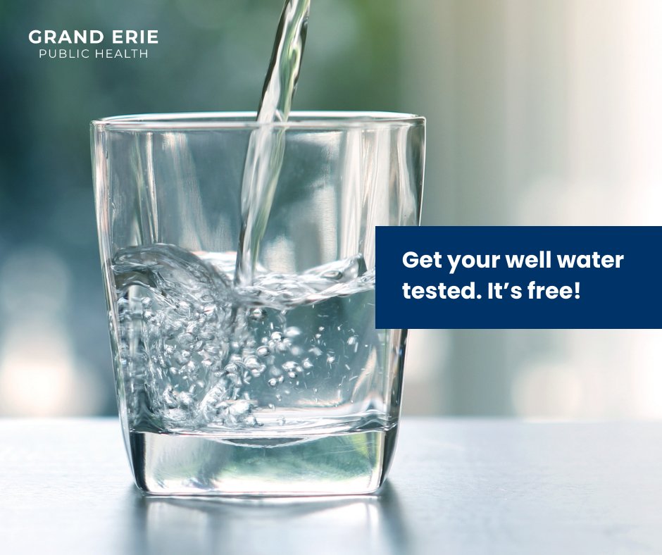 Did you know that GEPH offers free well water testing for residents whose drinking water comes from a private well? We recommend testing your water every spring, summer, and fall, regardless of taste or smell.

To learn more, visit bchu.org/water |