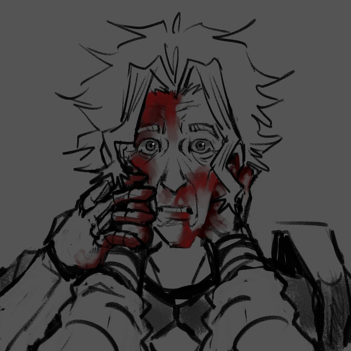sashasux's tweet photo. doodle for a friend.. he made me post this also #StainMight https://t.co/rE2HVN9xWK