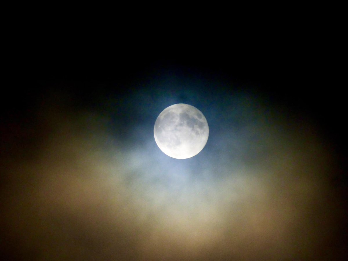 Moon in your eye? Another hand held shot of a moody October sky.
