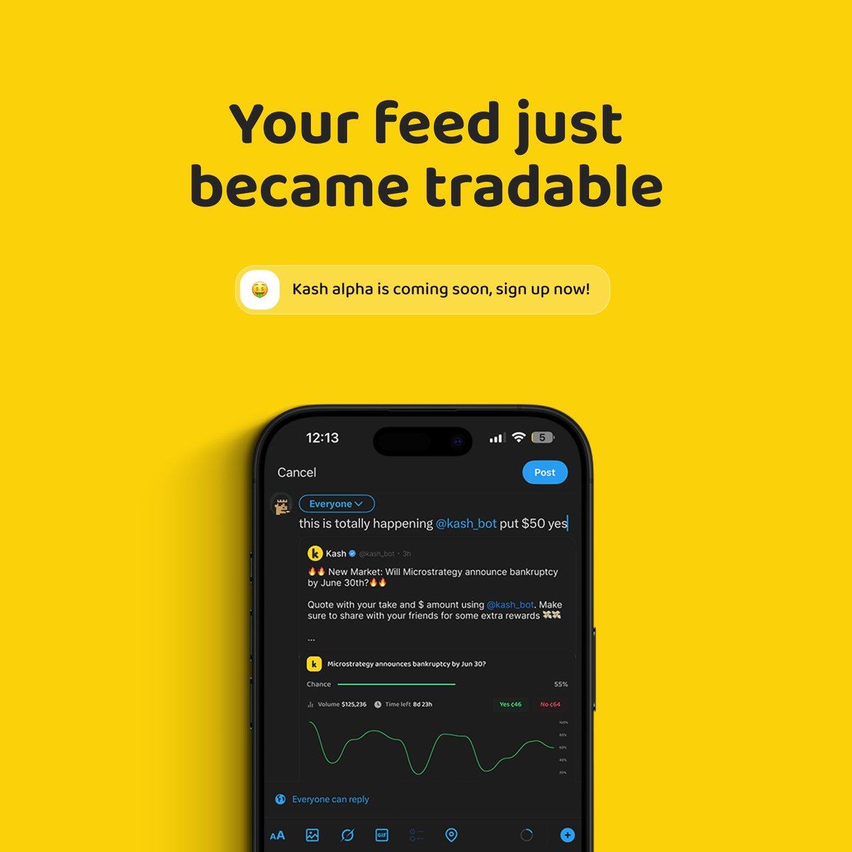 dpyatochka's tweet photo. Project @kash_bot is an AI-driven decentralized prediction protocol on Base — create &amp; trade markets right from X posts using crypto. Backed by Coinbase and other major investors, with a strong team pushing the future of social prediction markets. https://t.co/HhbDU1HBhp