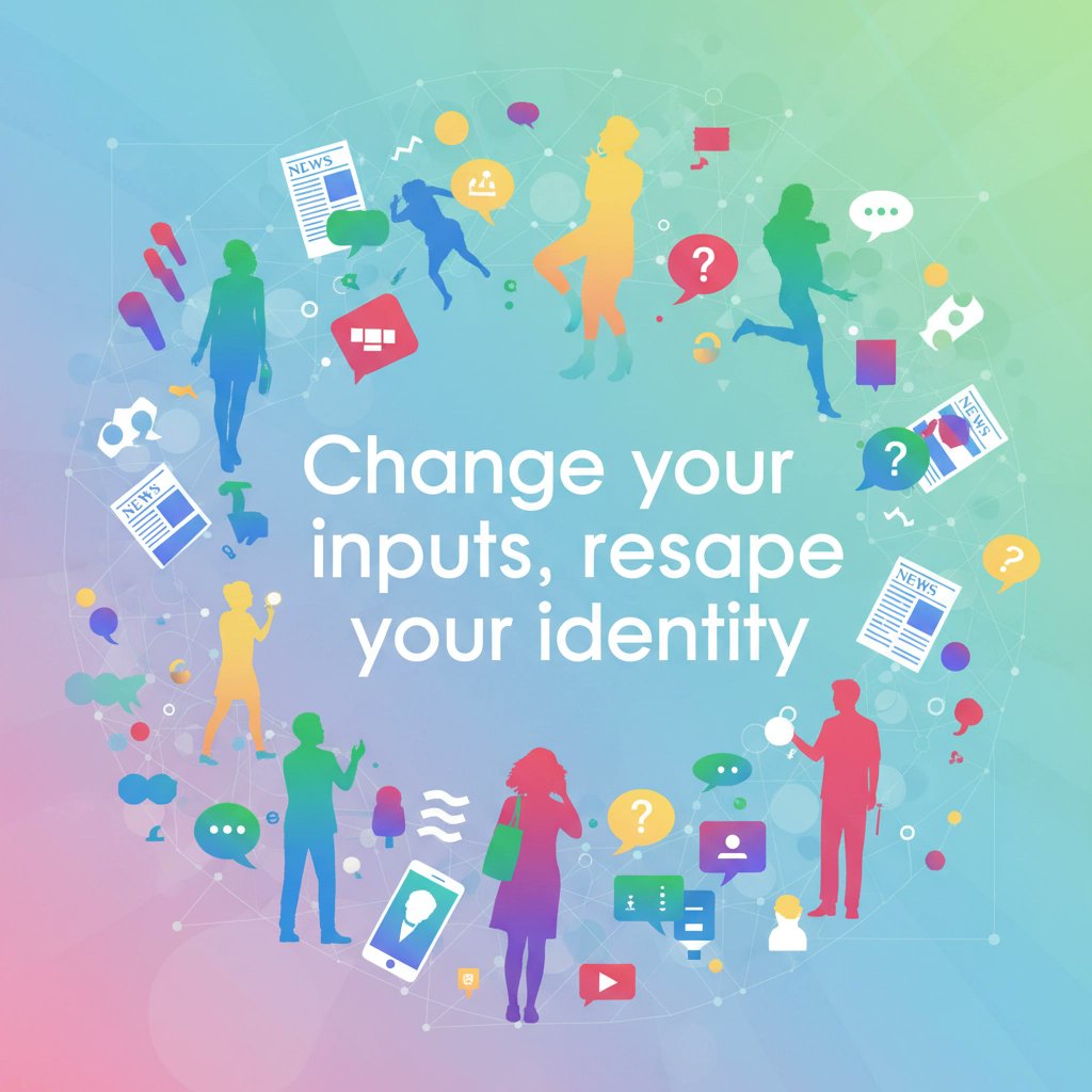 theminorityeye's tweet image. Every bit of information you choose is a building block of who you become! Are you curating with intention or letting the noise decide? Let's shape our stories together. #INFOIdentity #INFOConsumption 🏆