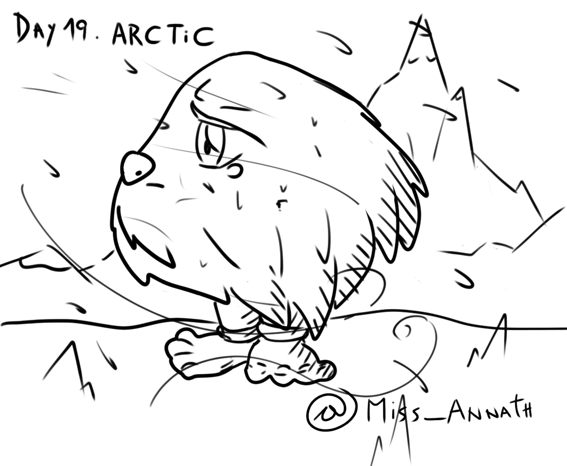 Miss_Annath's tweet photo. #inktober2025day19 Arctic

Lil quick sketch of an eidolon from the game I'm working on with @PlatinumStarDev

#Inktober #Inktober2025 #inktober2025arctic  #inktober_perfectchallenge2025 #art #noAI #artmoots #digitalart #drawtober2025 #monstertamer #rpg #indiegame #gamergirl https://t.co/xeOtO6SzIO