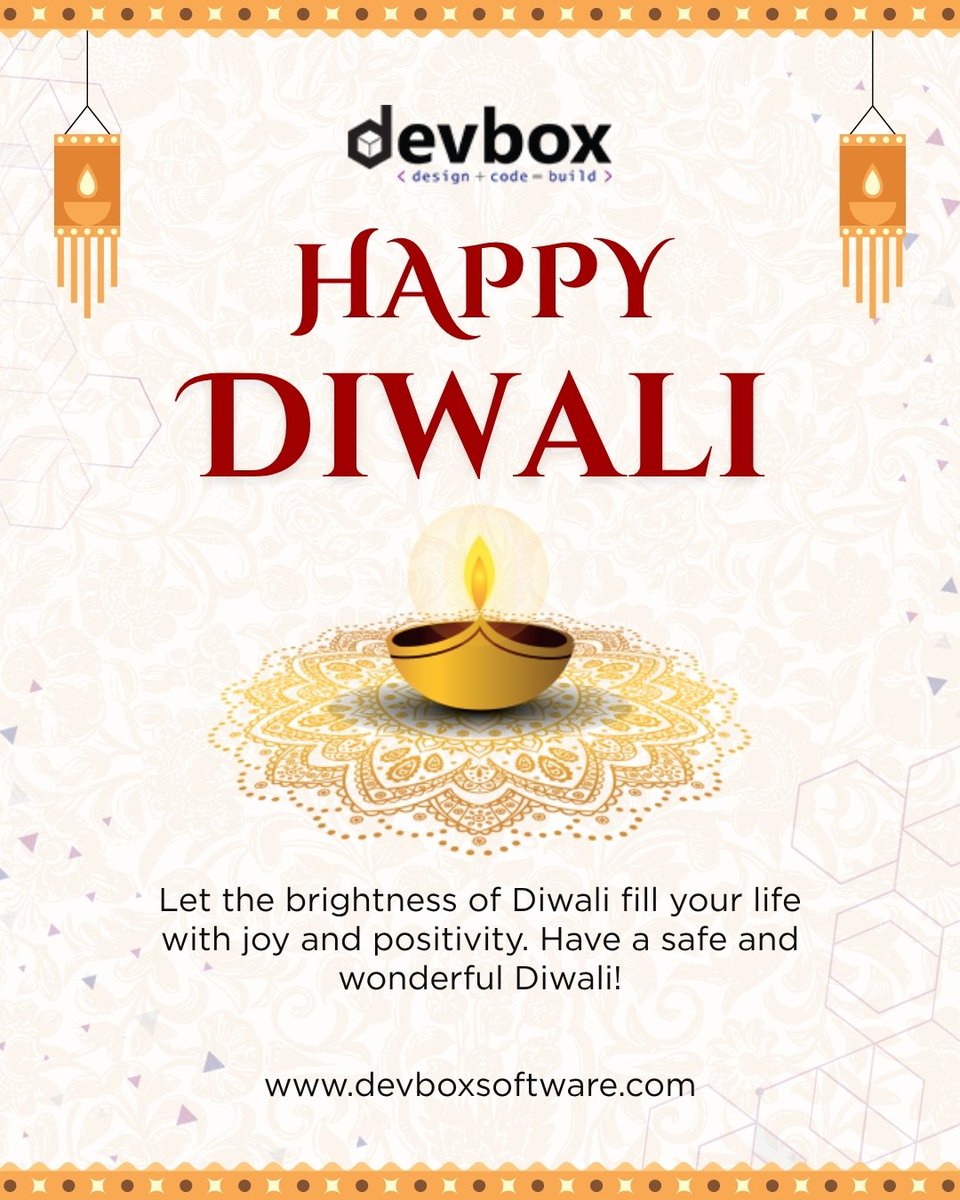 devboxindia's tweet photo. Warm Diwali greetings from Devbox Software Pvt Ltd. May the Festival of Lights illuminate every home and heart. #diwali2025 #DevboxSoftware #festivaloflights #lightandhope https://t.co/cdfMz9tMcF