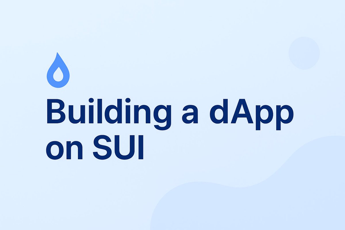 lil_black_p's tweet image. Day 17! 

I wrote a beginner-friendly guide on how to build a dApp on the Sui blockchain, simplified for anyone who wants to start.

Decided to go with an article this time because it gets a bit technical.

And honestly?
The last time I wrote an article was back in 2023, i kinda…