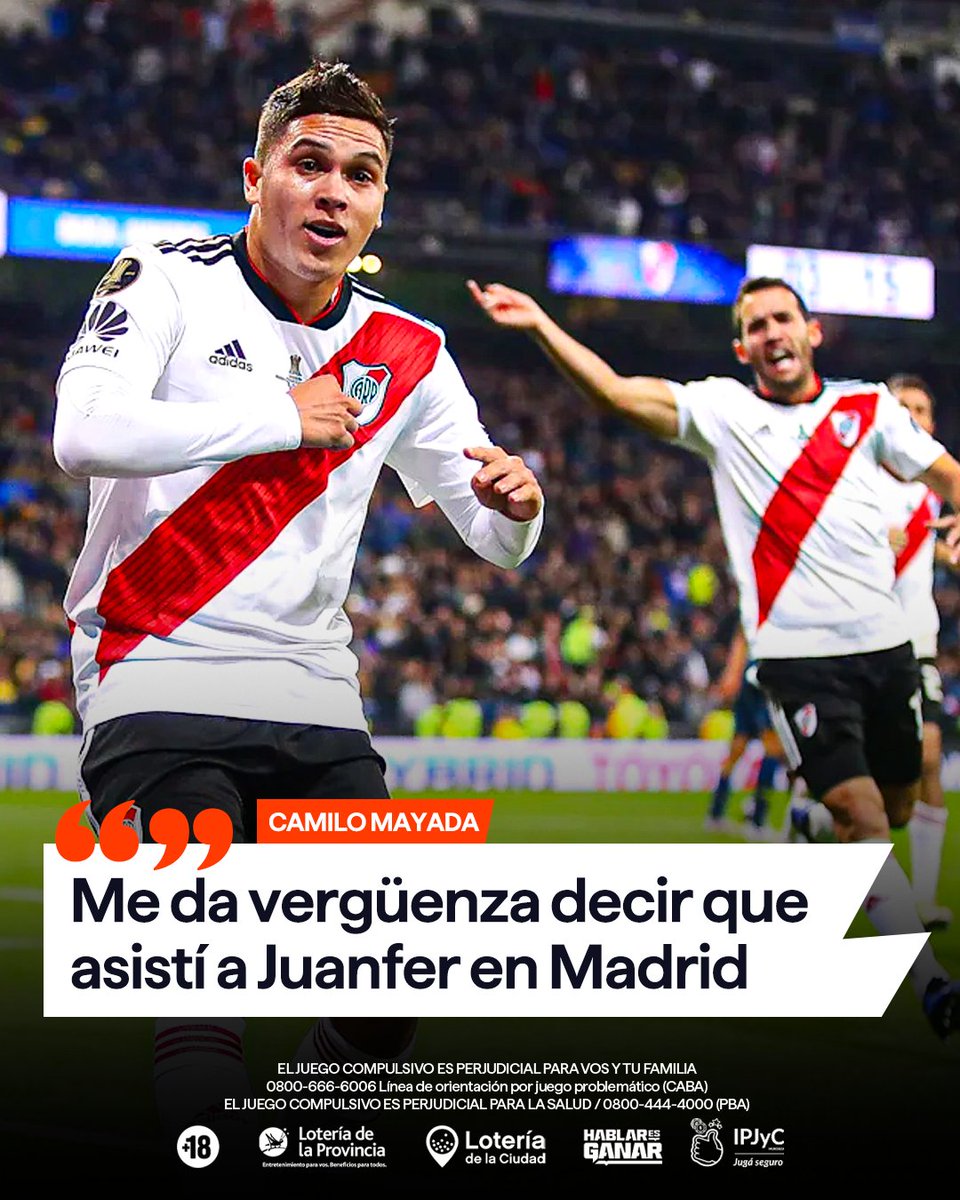🗣️ LA HUMILDAD DE MAYADA 😅

A casi siete años de aquella final eterna, Camilo Mayada recordó el histórico 3-1 de River a Boca en el Santiago Bernabéu y su participación en el gol de Juan Fernando Quintero. 🇪🇸🏆

“Me da vergüenza decir que lo asistí”, confesó entre risas el ex