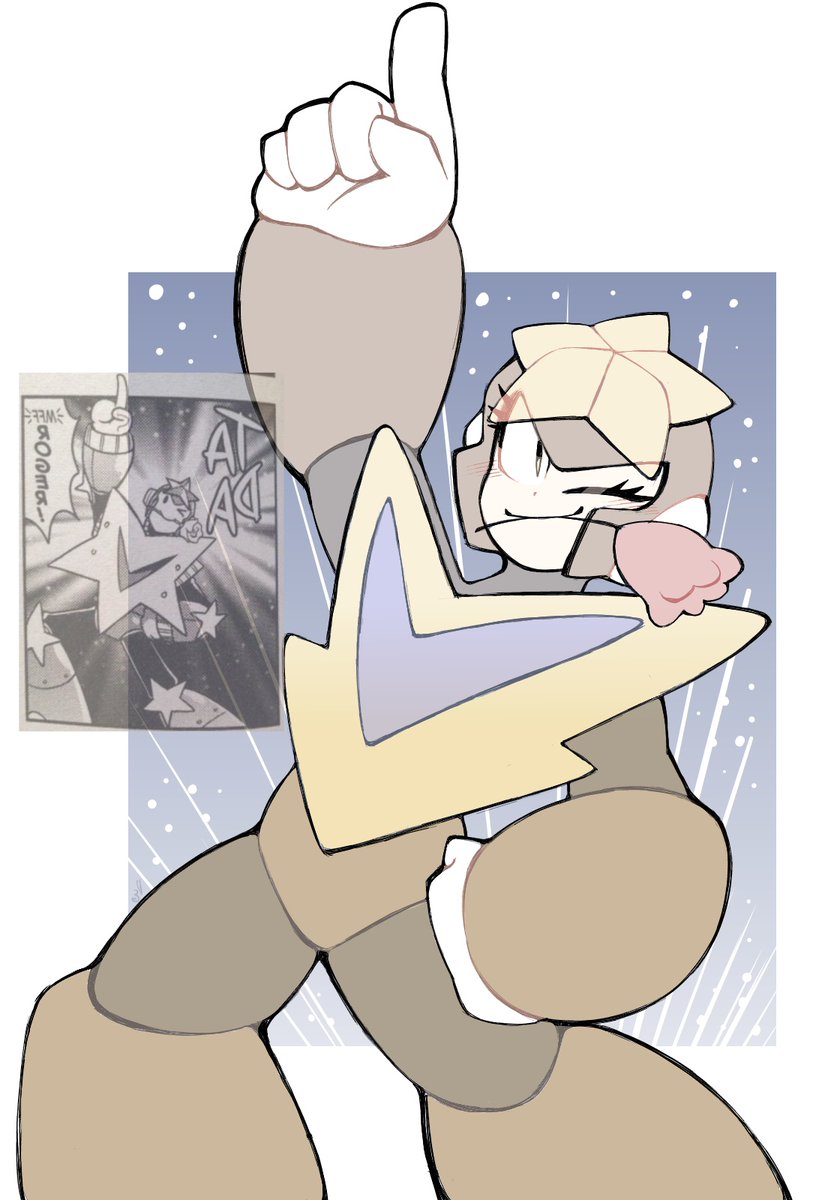 Pikaeevee13's tweet image. #megaman starman