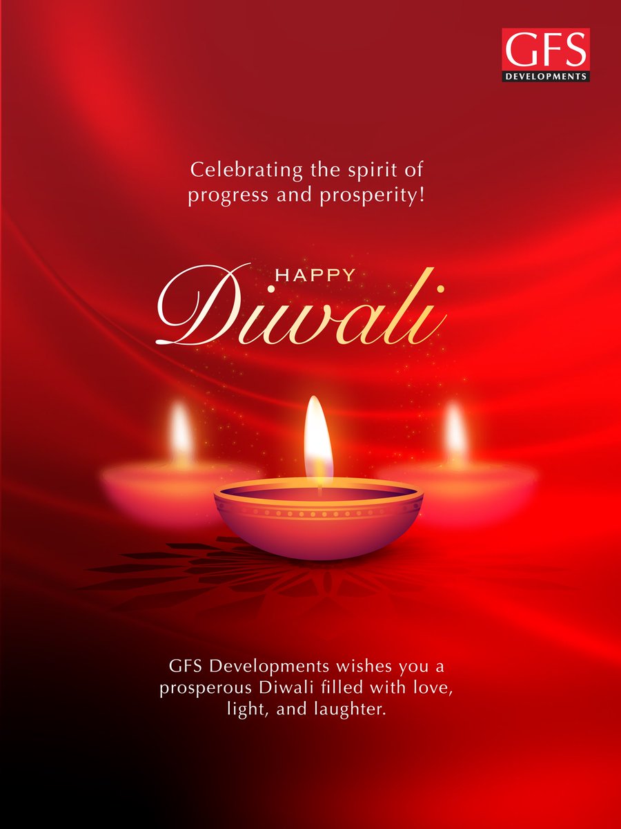 gfsdevelopments's tweet image. At GFS Developments, we believe every light is a symbol of progress - illuminating new ideas, new milestones, and new dreams.
Here’s wishing you a radiant Diwali filled with success, joy, and endless possibilities. 

#gfsdevelopments #diwali2025 #festivaloflights