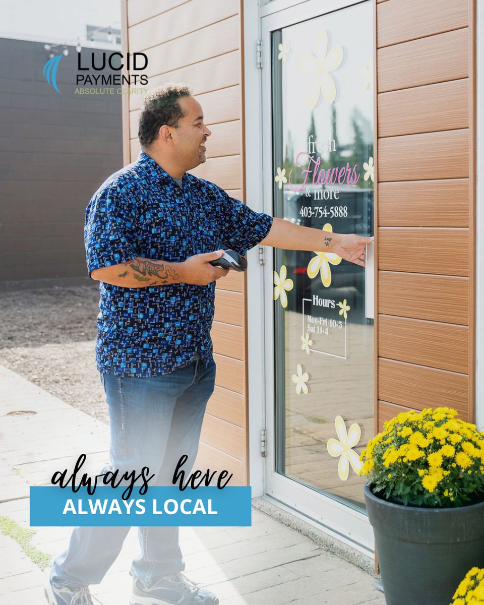 Lucid_Payments's tweet image. We are your 𝘵𝘳𝘶𝘭𝘺 local choice for payment solutions.

We understand the heartbeat of our neighbourhoods because it&apos;s where we live, work, and thrive. 🙌

#canadianbusiness #lucidpayments #paymentsolutions #paymentprocessing