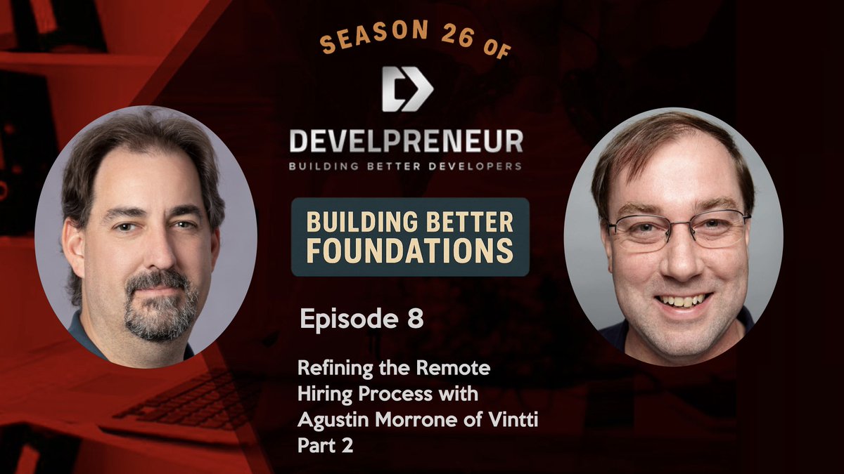 develpreneur's tweet image. AI + people = a better remote hiring process. 💡

In Part 2, Agustin Morrone (Vintti) shares how his team blends automation, culture, and discipline to build world-class remote teams.

🎙️ Catch the episode: youtu.be/gIjpEa6UXJs
#AIInHiring #RemoteWork #GlobalTeams