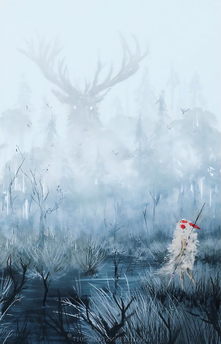 AnatoFinnstark's tweet photo. Mononoke, the deer god
This art is very old ^^ https://t.co/eFZIu1Yj1B