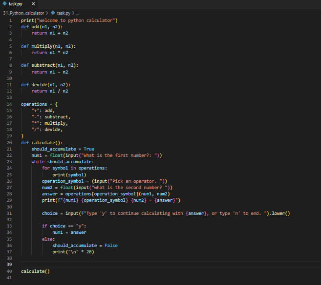 ArghaPatra22926's tweet image. Python calculator #Python #DevCommunity #CONNECT #buildinpublic