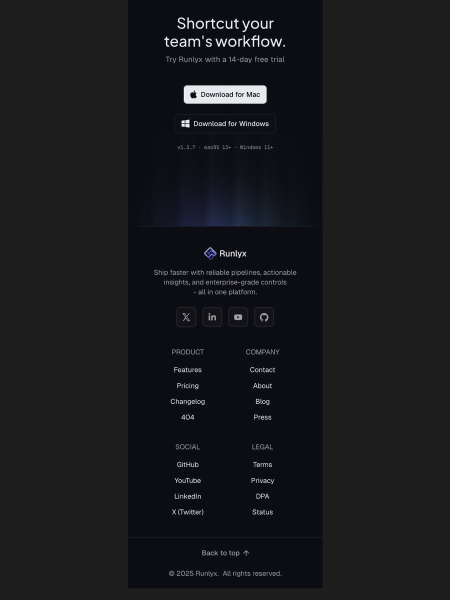 MikeXBranderest's tweet image. need help with the mobile footer for our @framer template !
Which layout do you prefer ?
Take a look at the whole site on:
runlyx-template.framer.website