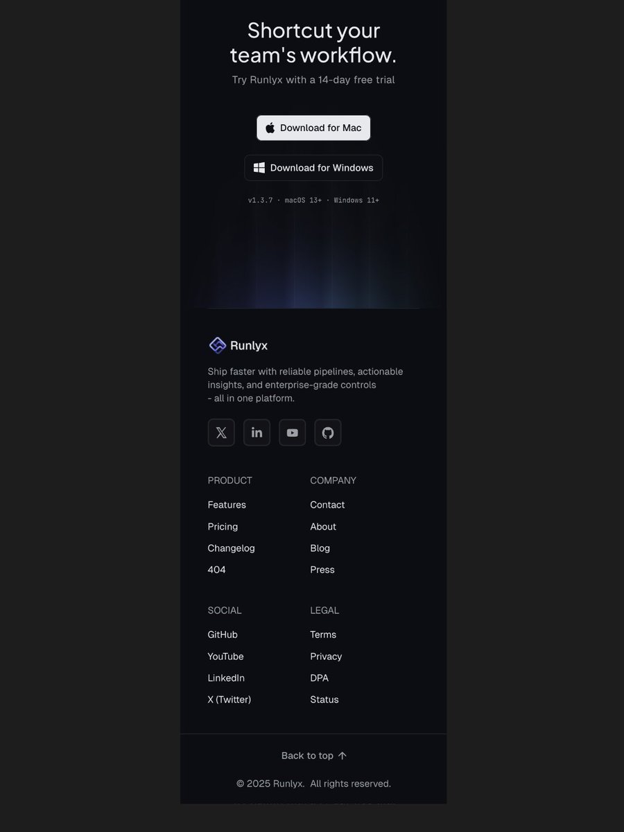 MikeXBranderest's tweet image. need help with the mobile footer for our @framer template !
Which layout do you prefer ?
Take a look at the whole site on:
runlyx-template.framer.website