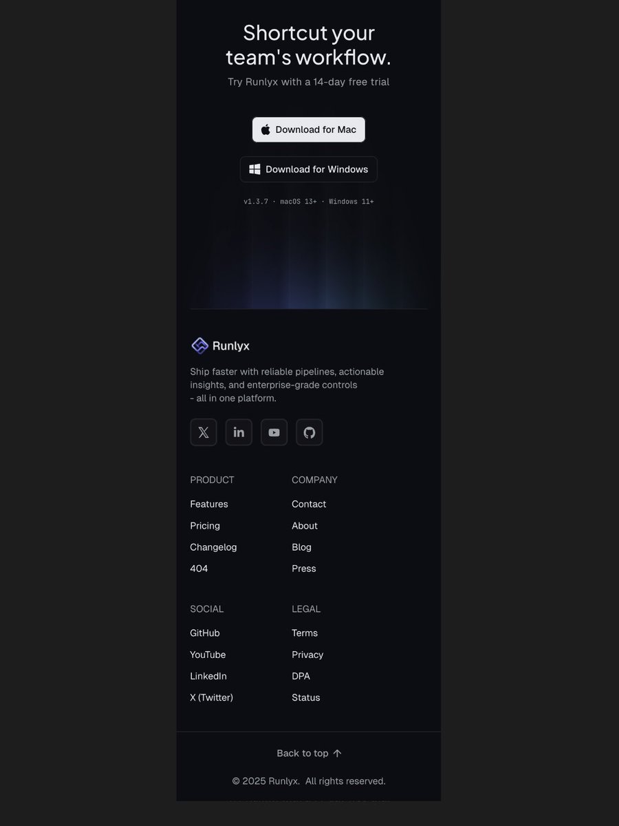 MikeXBranderest's tweet image. need help with the mobile footer for our @framer template !
Which layout do you prefer ?
Take a look at the whole site on:
runlyx-template.framer.website