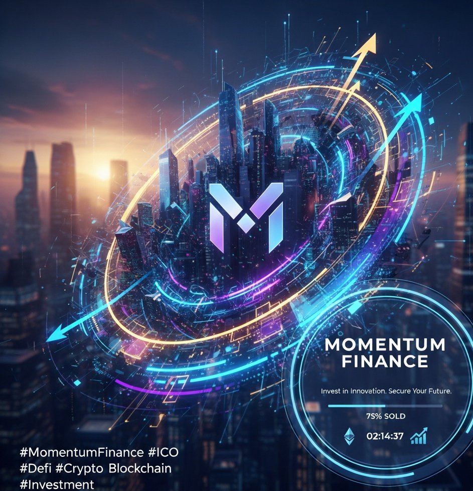 Don't miss out on the future of finance! 🚀 Momentum Finance ICO is live! Invest in innovation, secure your stake, and be part of the next big wave in DeFi. #MomentumFinance #ICO #DeFi #Crypto #Blockchain #Investment #MMT 
<a href="/buidlpad/">Buidlpad</a> <a href="/MMTFinance/">MomentumⓂ️Ⓜ️T</a>